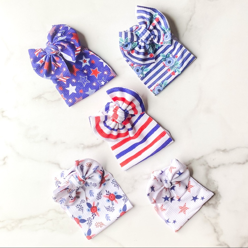 4th of July Head Wraps